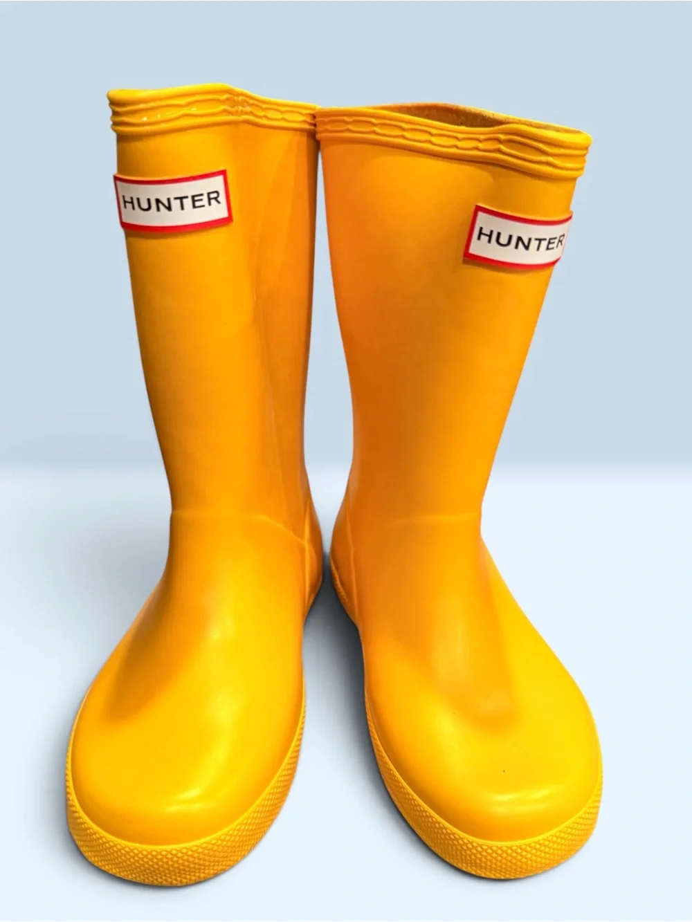 Hunter worn inside